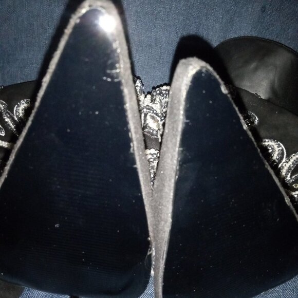 AZALEA WANG "BRANDED BADDIE"BEADED EMBELLISHED THIGH HIGH WESTERN BOOT(BRAND NEW - Picture 9 of 9